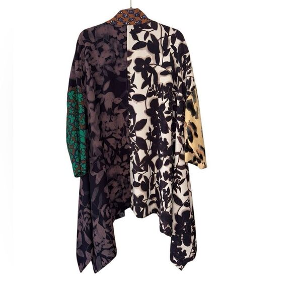Kedem Sasson Kimono Jacket Multi Print Multi Color - One Size - Picture 4 of 7